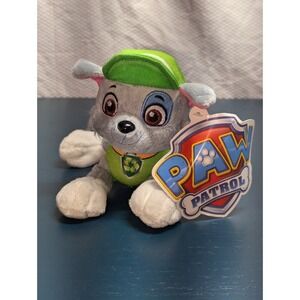 2021 Paw Patrol Plush 8" Stuffed Animal Toy Rocky Dog Spin Master